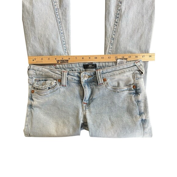True Religion‎ Women's Joey Low Rise Flare Ombré Zigzag Measures 32” Labeled 29” - Picture 14 of 16
